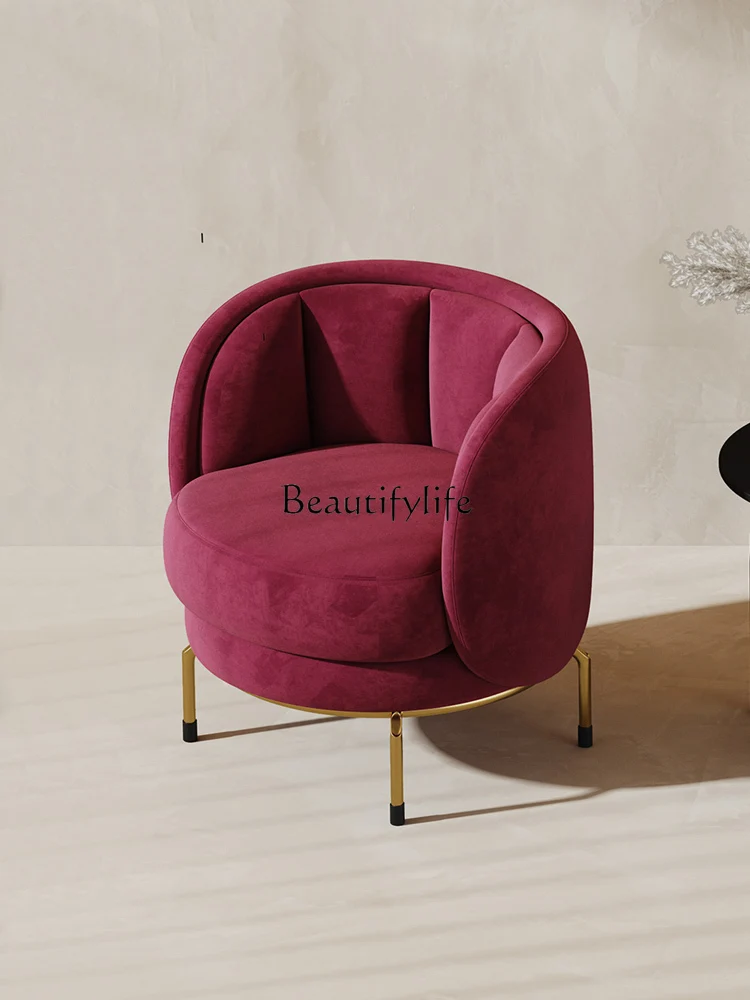 

Light Luxury Leisure Chair Living Room Post-Modern Simple Personality Designer Model Couch Wingback Chair
