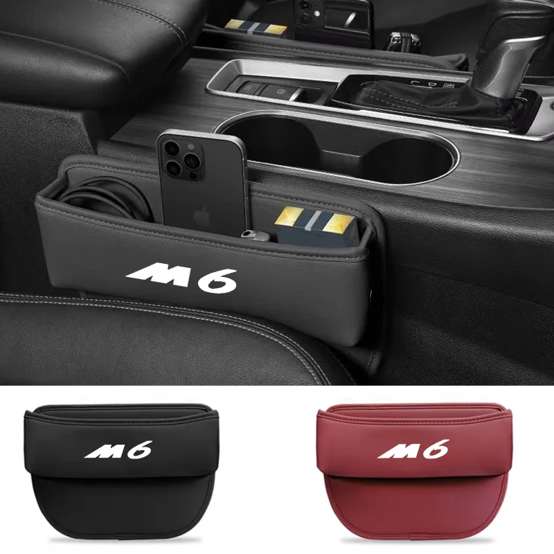 LED Car Seat Gap Storage Box For Mazda 6 Logo USB Charging Function Car  Seat Gap Filler Organizer Auto Storage Box Accessories