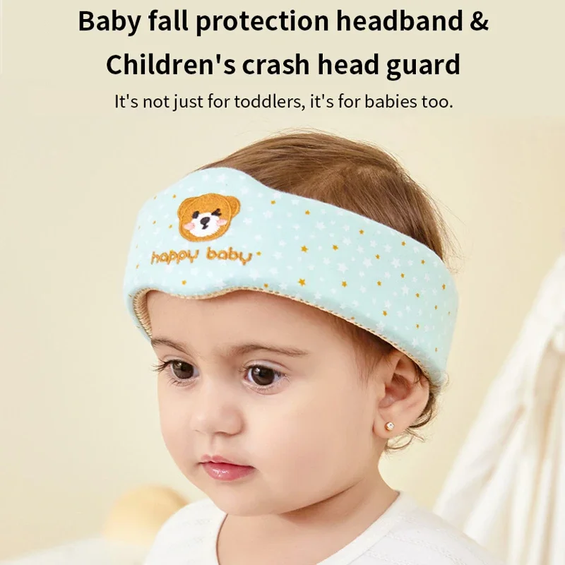 Baby Infant Toddler No Bumps Safety Helmet Head Cushion Bumper Bonnet Baby Head Protector Baby Helmet Walking Run Headband 2