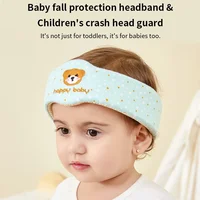 Baby Infant Toddler No Bumps Safety Helmet Head Cushion Bumper Bonnet Baby Head Protector Baby Helmet Walking Run Headband 2