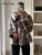 Leopard Print Faux Fur Short Coat Women Fashion Puff Plush Lapel Loose Button Jacket Female  Winter Thick Warm Outerwear