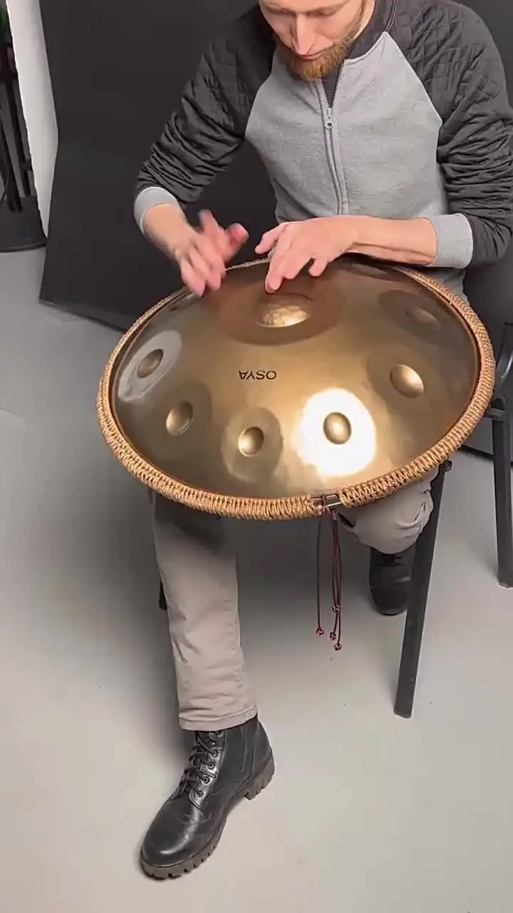 22インチハンドパン 432HZ Dマイナー 9 10 12音 440HZ窒化ハンドパン