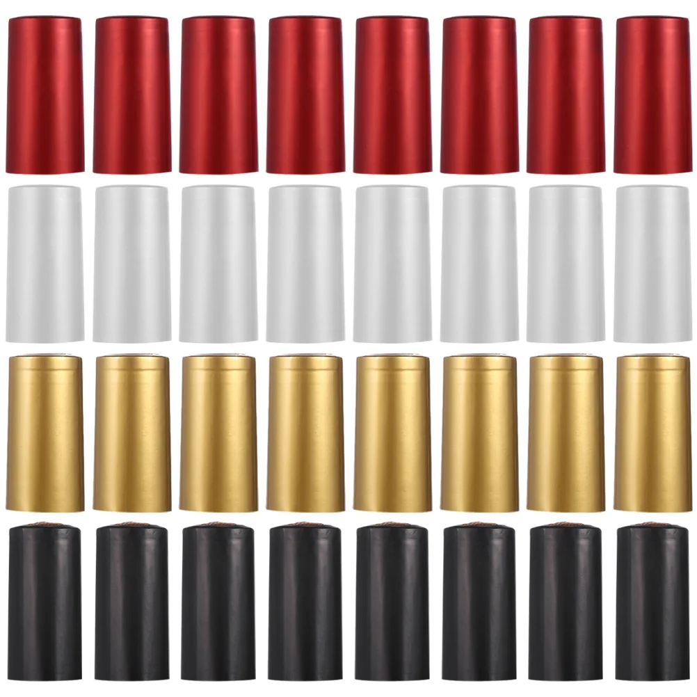 

Heat Shrink Capsule Wine Bottle Heat Shrinkable Cap Seal Bottle Covers Film Wrap For Straight Mouth Bottle