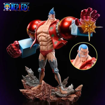 One Piece Franky Figure cyborg con doppio viso 29 cm 1