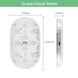 Wireless USB Rechargeable Motion Sensor LED Foot Lamp (Sound - control)