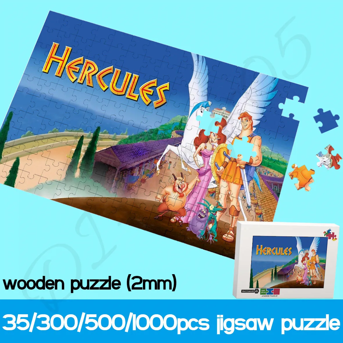 Hercules ジグソーパズル Hercules 35 300 500 1000 Pieces of Cartoon Puzzles Disney