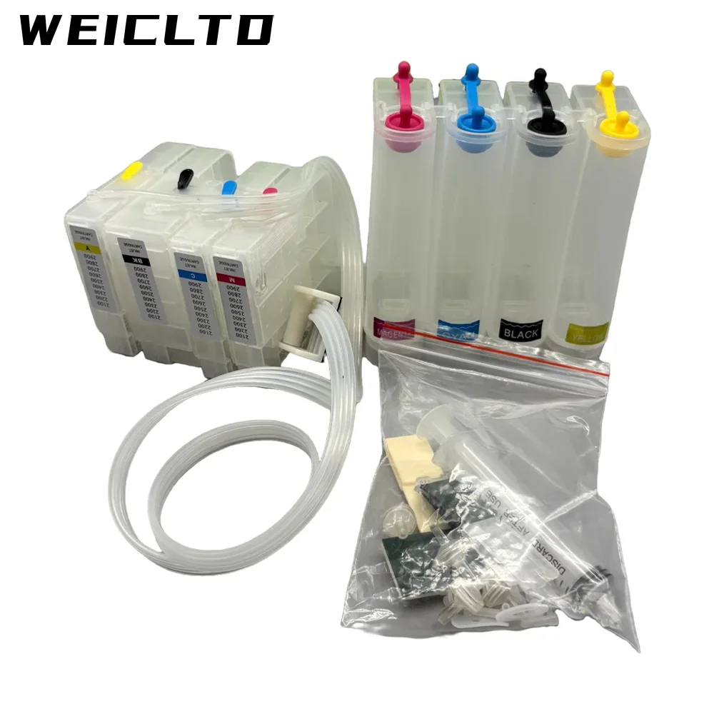 AUS PGI-2600 PGI2600 PG2600 Canon PIXMA MB5060 MB5360 iB4060 프린터용 칩이 있는 4색 Ciss 시스템