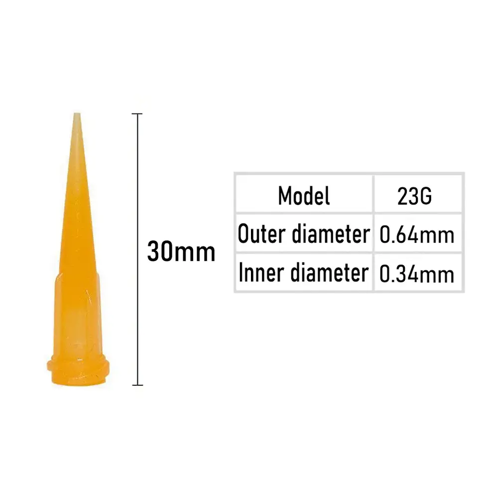 10pcs Luer Lock TT Tapered Tips Precision Liquid Syringe Dispenser Needles Tips 30mm 10/11/13/14/15/16/18/20/21/22/23/25/27/30G image 8