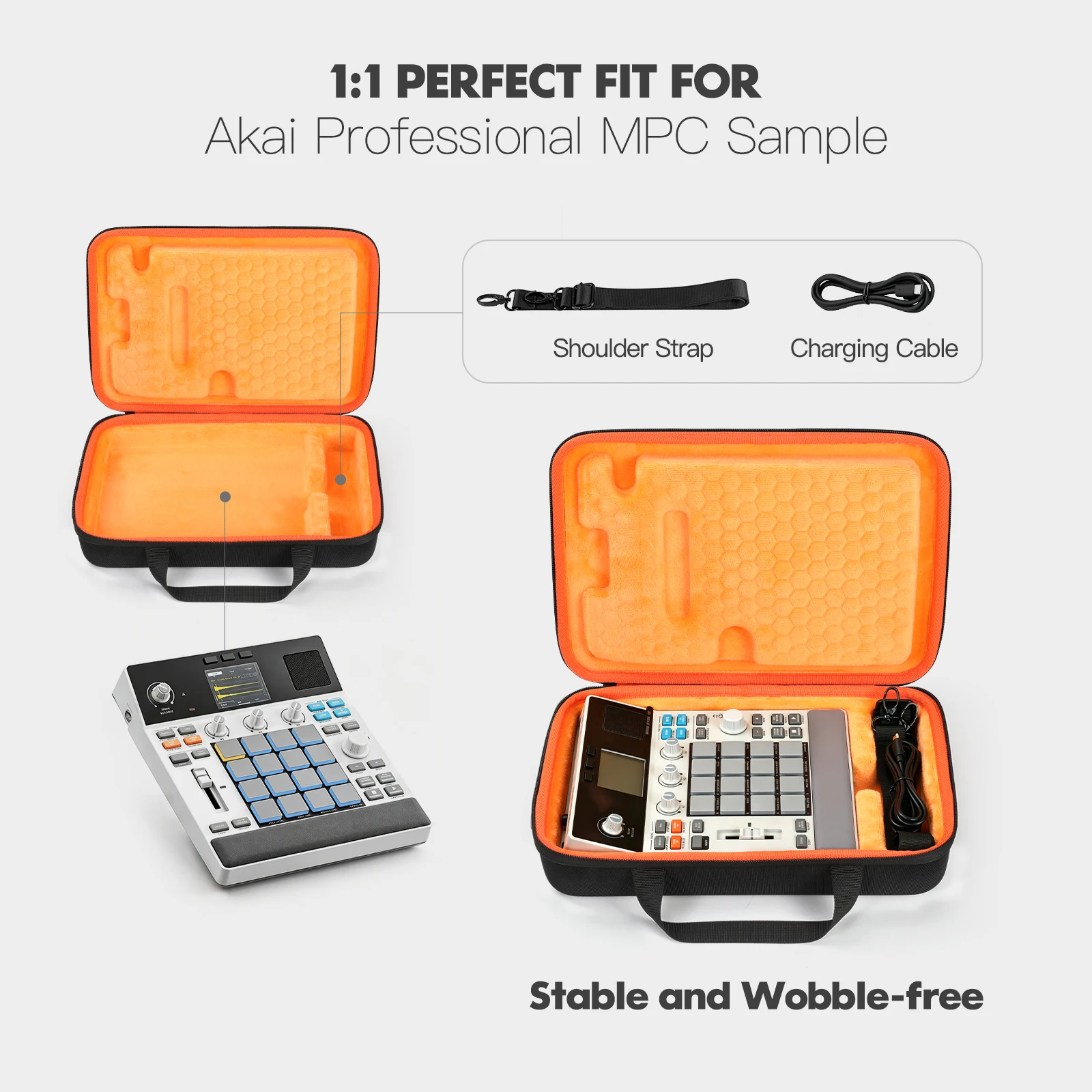 Durable Waterproof EVA Storage Bag with Shoulder Strap