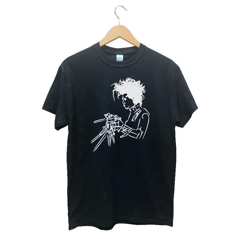 Edward Scissorhands Unisex T-Shirt - Halloween T-Shirt Herren T-Shirt Sommer Neues Unisex T-Shirt