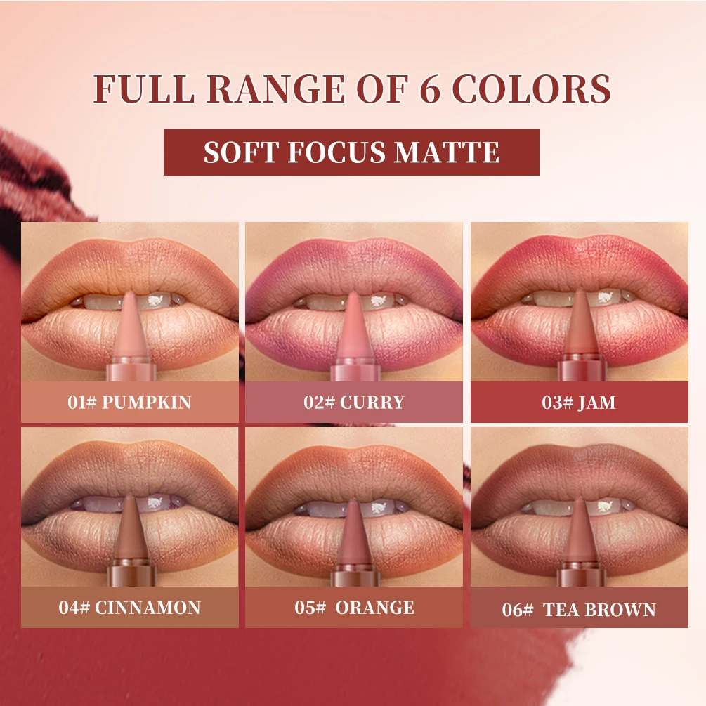 Lip Liner Pencil Lip Liner Lipliner Pencil Lip Liner Set Tapered Gradient Lip Liner Matte Nude Brown Velvet Lipstick Waterproof Non Sticky