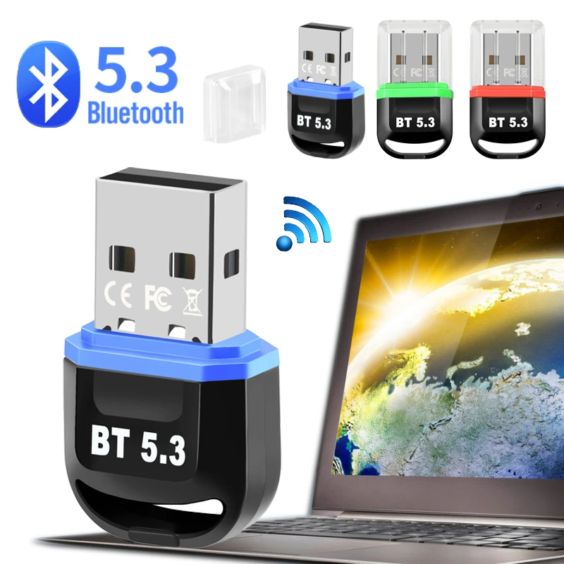 

USB Bluetooth 5,3 5,0 адаптер беспроводной BT 5,1 приемник ключ USB адаптер Bluetooth 5,3 приемник передатчик для ПК ноутбука