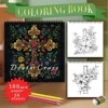 Spiral Colouring Book 30 Sheets 8.3x 8.3 inches 100gsm Thick Paper, For Relief, Anxiety, Perfect for Many Holiday Gifts 1