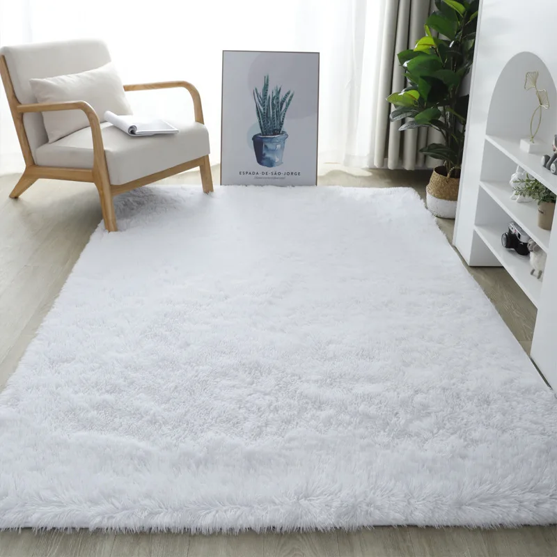 Comprar Alfombras grandes para sala de estar moderna, alfombra de salón  peluda larga para dormitorio, decoración peluda, alfombras junto a la cama  de suelo esponjoso nórdico