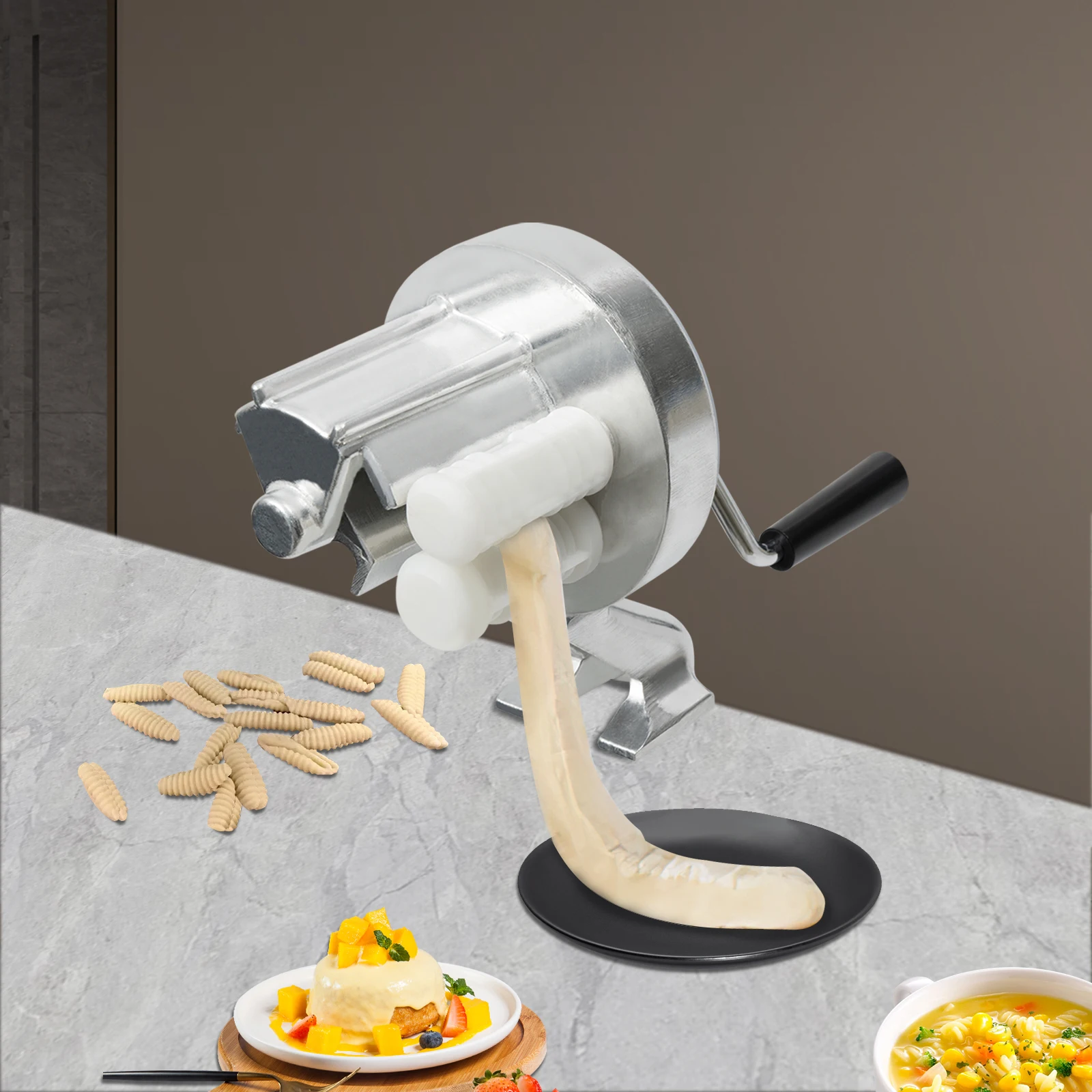 Macchina Per Pasta Manuale Macchina Per Pasta Macchina Per Pasta Utensile Da Cucina In Lega Di Alluminio Argento