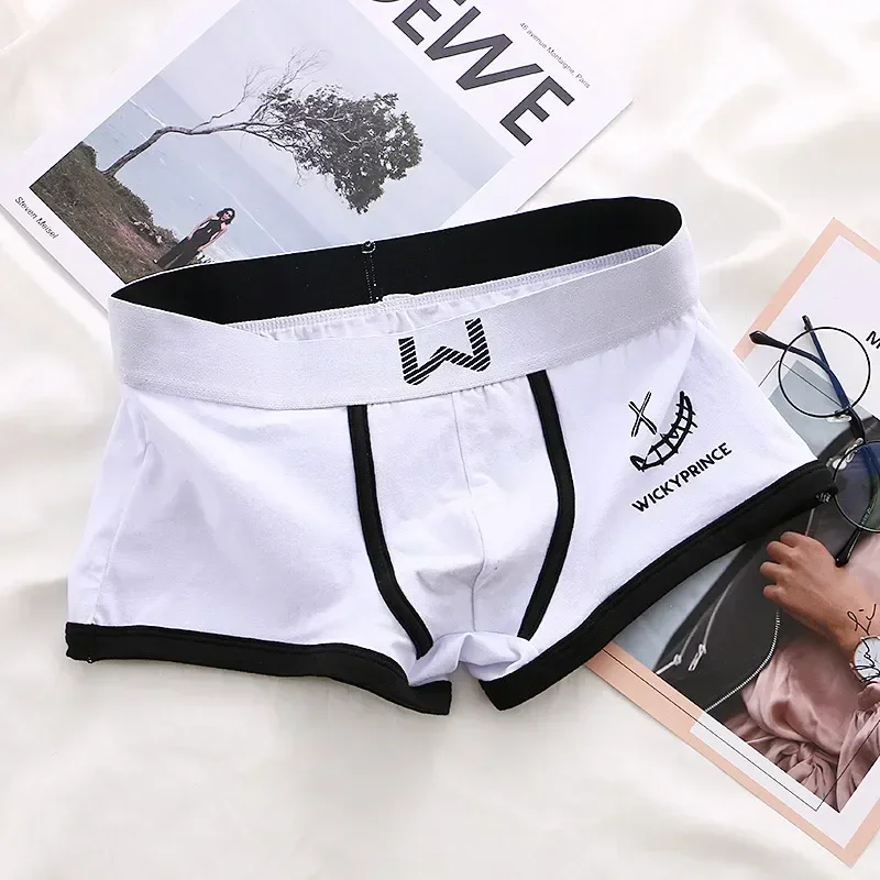 

Underwear Pouch Man Simple Slim Underpants Men Boxer Comfortable Sports Convex Leggings Breathable Fitting Lingerie Youth Shorts
