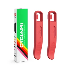 Ultralight Reusable Tire Pry Bar Set - Durable Bicycle Wheel Repair Tool (2 - Pack) (Red)