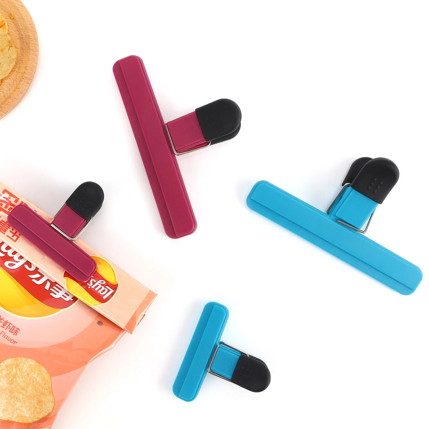 Abs Fresh-keeping Clip Household Snacks Moisture-proof Sealing Clip Simple Plastic Bag Food Grade Sealing sealing clips,bag clips,bread bag clips,kitchen bag clips,storage bag clips