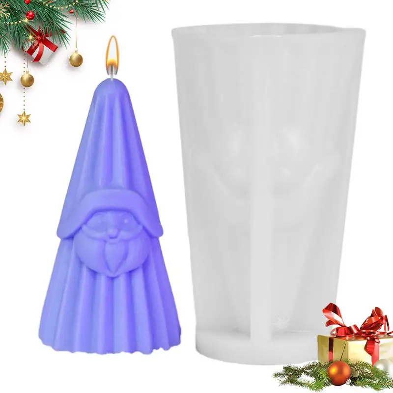 

Santa Mold Candle Mold DIY Souvenir Christmas Gift Diffusing Stone Resin Ornament Silicone Mold Home Table Centerpiece Decor