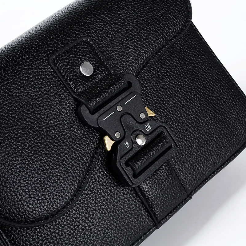 High-End Men’s PU Leather Crossbody Sling Bag