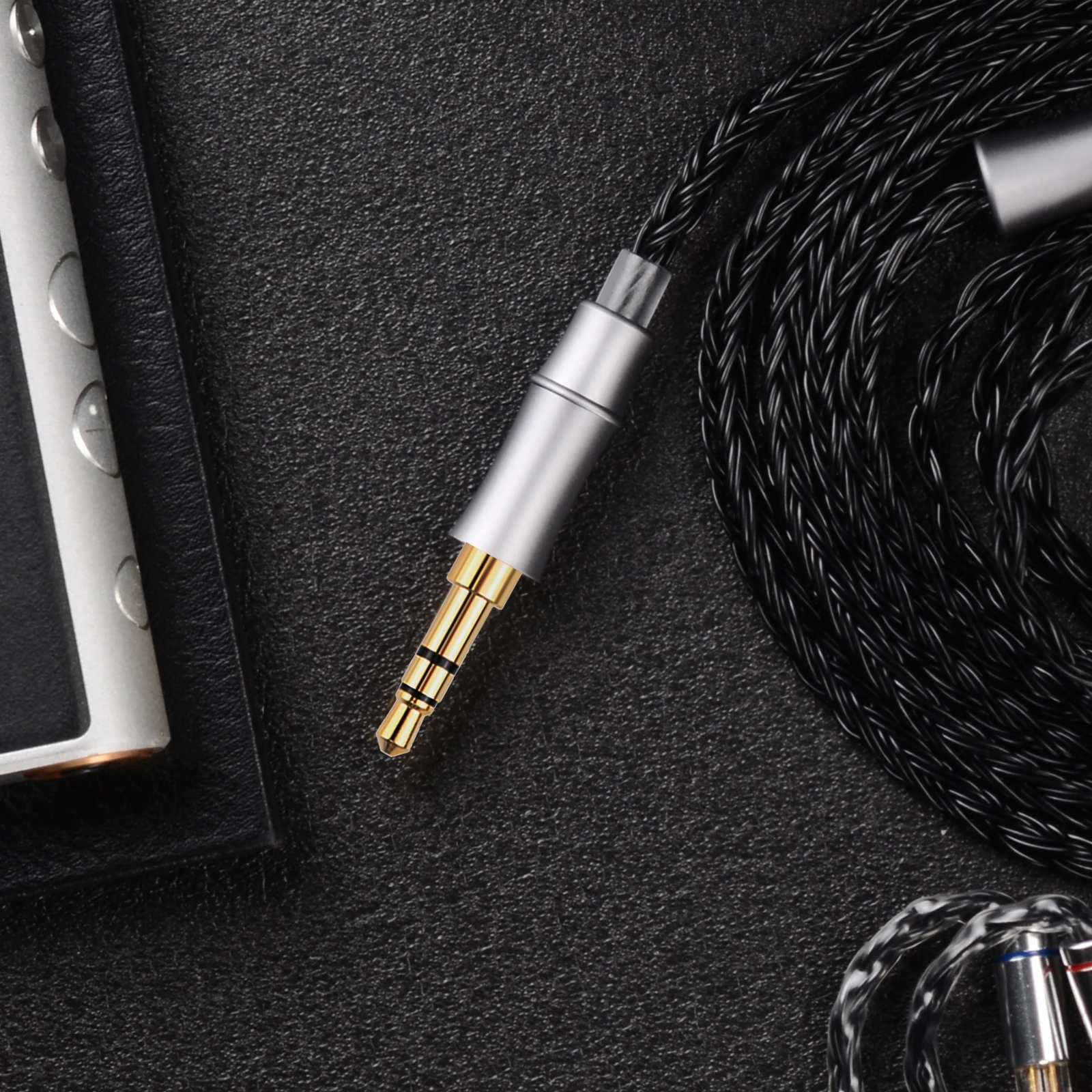 IEM Cable 16 Core Silver Plated Earphone Upgraded Cords 0.78 2Pin 3.5mm Standard 4.4mm Balanced 1.5m in Ear Monitor Cable