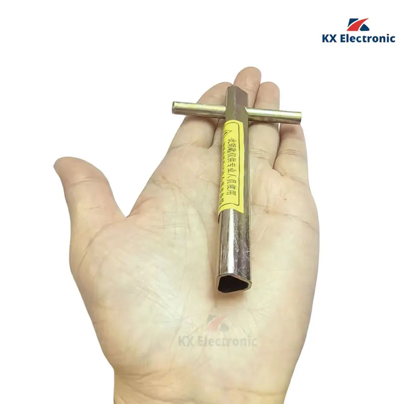 Elevator Triangle Key 100mm Wrench Triangular Screwdriver Extended Type Professional Train Triangle Key Elevator Door 10cm