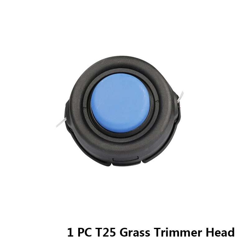 portable grass cutter T25 Universal Grass Trimmer Head With Nylon Line Lawn Mower Mowing Machine Accessory String Brush Cutter For Husqvarna gas grass trimmer