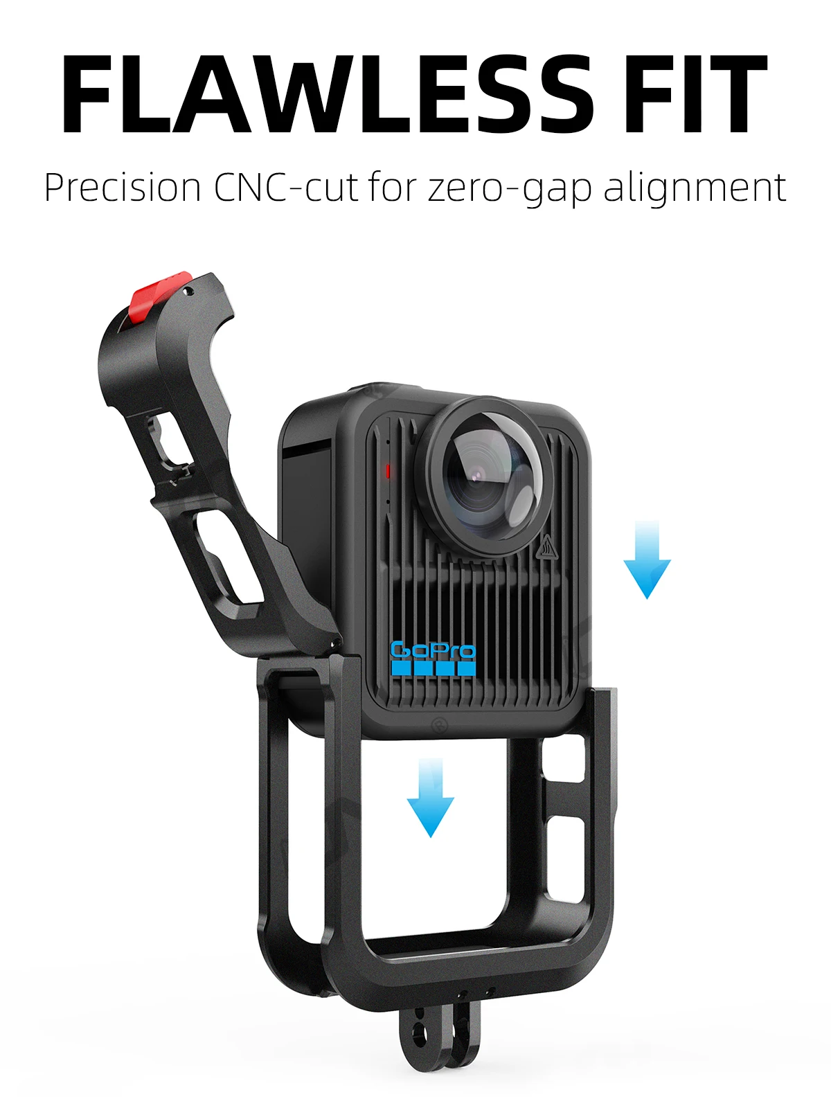 Käfig aus Aluminiumlegierung für GoPro Max 2 – Anti-Drop-Metallschutzrahmen, Ganzkörperschutz-Set für 360-Grad-Panorama-Kamera – Detail 4
