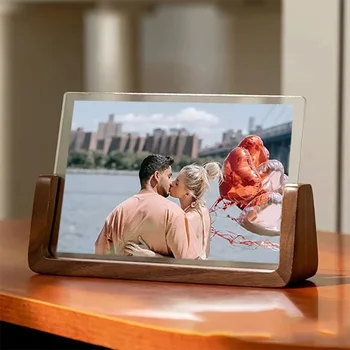 Walnut/Beech Wooden Photo Frame 1