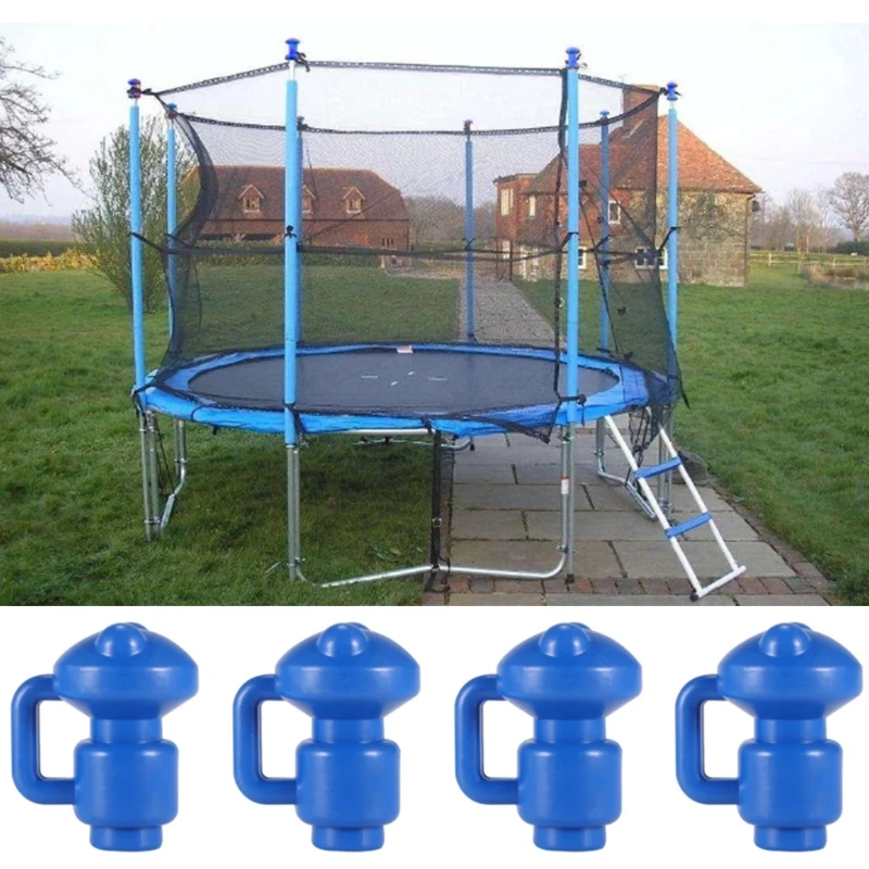 4pcs Mini Caps Replacement Mini Trampoline Leg Caps 28mm Diameter Trampoline Enclosure End