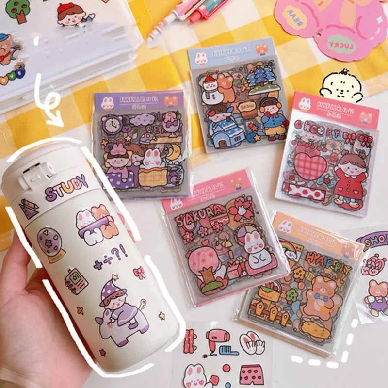 20шт./пакет Kawaii Girls Boys Series декоративная наклейка для ежедневника DIY Скрапбукинг