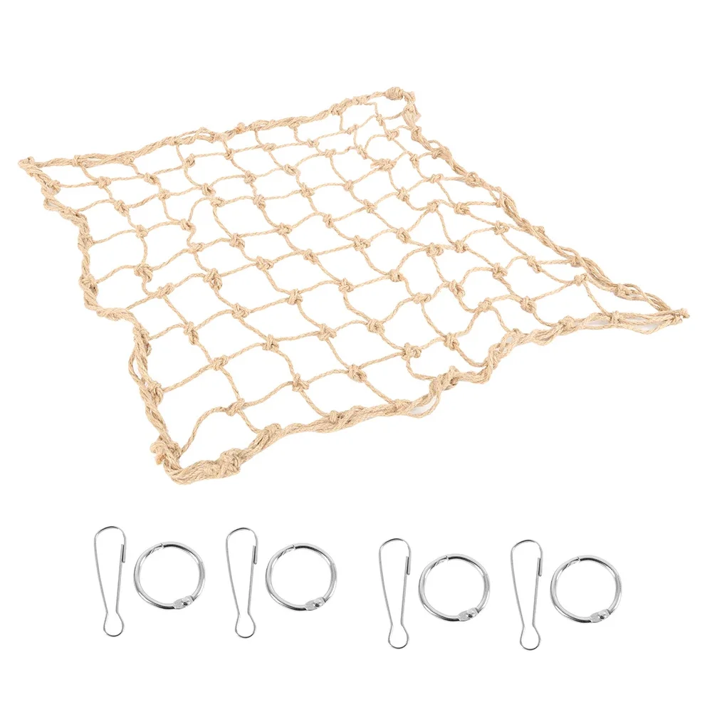 Rete Da Arrampicata In Tessuto Colorato, Altalena Da Arrampicata Per - Foto 14