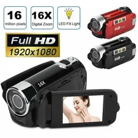 1080P Full HD Digital Camera 270° Rotation DV Video Recorder 2.7inch Touch Screen Digital Camcorder 16X Digital Zoom CMOS Sensor 1