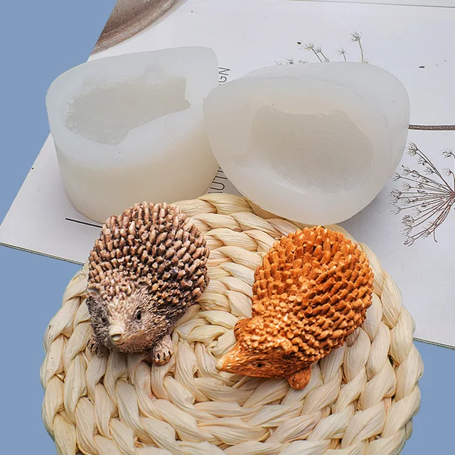 Szimulációs Állati Sündisznó Modell Fondant Szilikon Penész Csokoládé Gipsz Dekoráció - Image 4