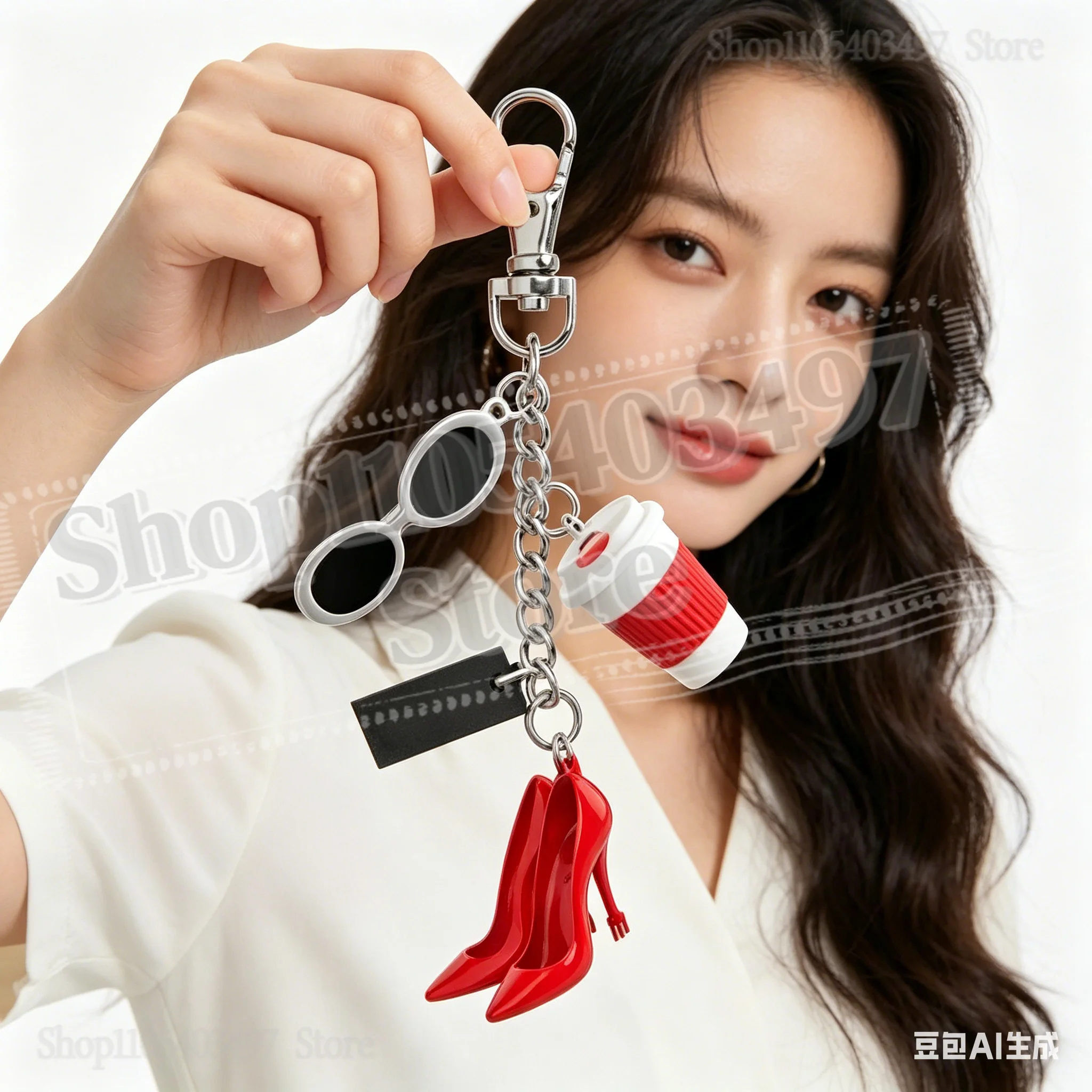 악마는 P2 키체인을 입는다 영화 상품 아이코닉한 영화 요소 팬들을 위한 가방 참