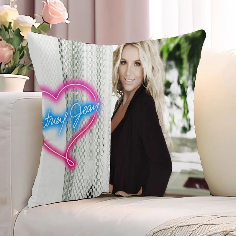 

Children's Pillowcases Britney Spears Cushion Cover 40x40 Cushions for Living Room Double-sided Printing Throw Pillow Covers