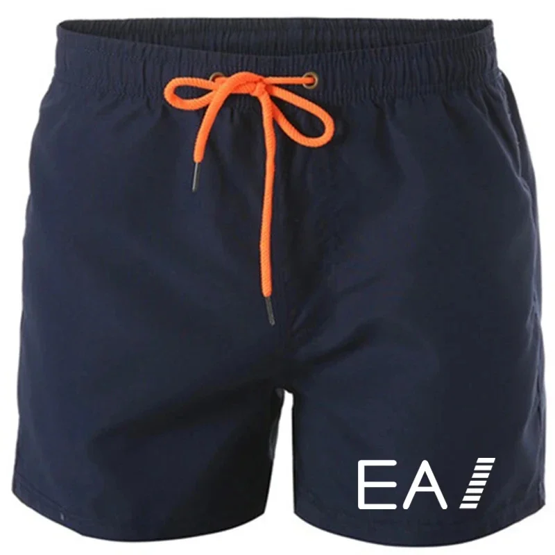 2024 Men's Swimwear Shorts Summer Beachwear Sexy Swim Trunks Men Swimsuit Low Waist Breathable Beach Wear Surf Male Trunks