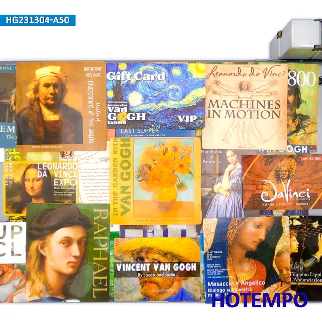 50 Stück, Ölgemälde-Stil, Kunst-Graffiti, Künstler Van Gogh, Lustige Aufkleber, für Laptop Handy Gitarre Koffer Notizbücher Skateboard Fahrrad Motorrad Auto Aufkleber – Detail 9