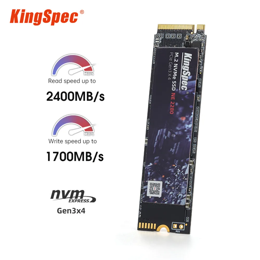  KingSpec 512GB NVMe SSD for MacBook, Ultra-Slim M.2