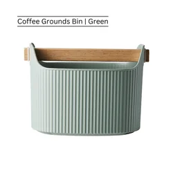 Enhanced Product Title:  
Barista Espresso Knock Box - Essential Coffee Grounds Disposal Tool for Cafes and Coffee Shops (Green)