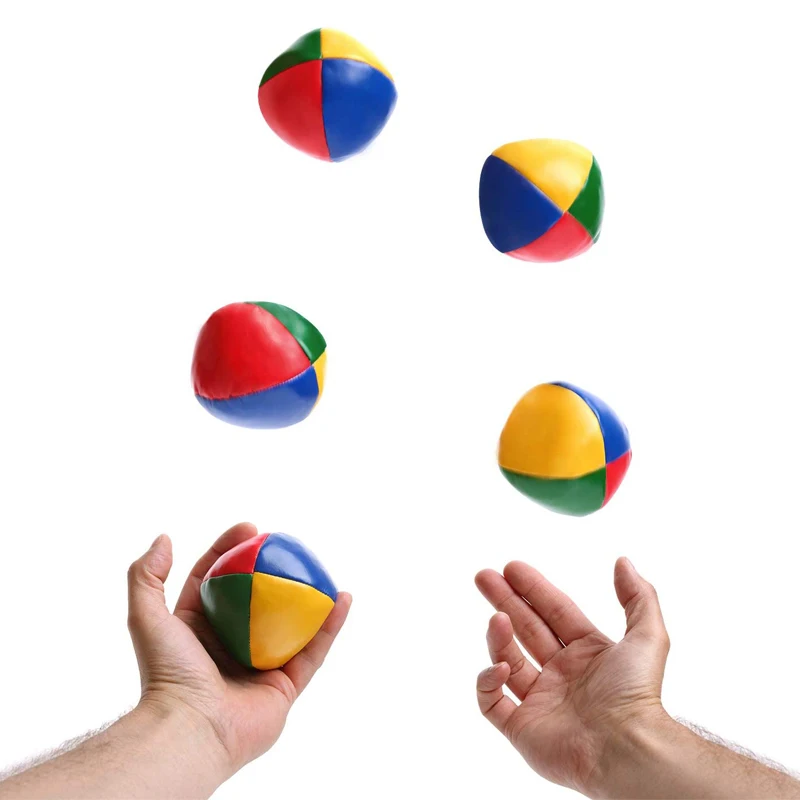 3PCS Easy Juggling Balls For Beginners Kids Adults Party Carnival Fun Favors Sensory Toys For Special Needs Adhd Autism 4