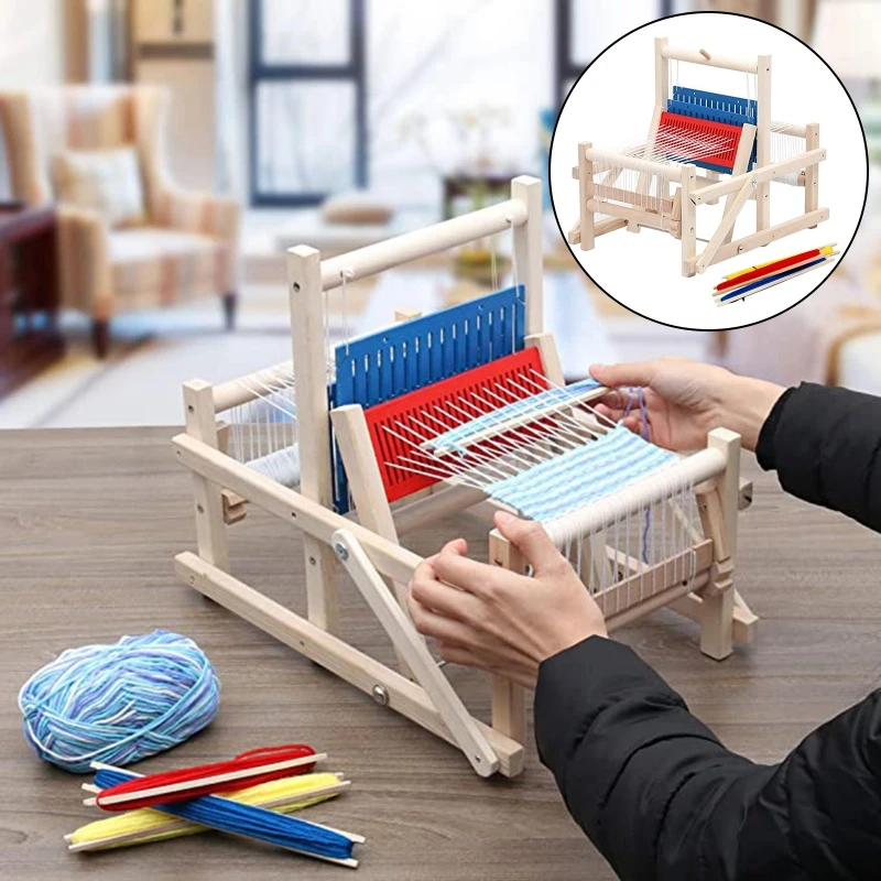 ontwerper Geschikt plug Wood Traditional Weaving Toys Loom Machine Craft Educational Toy Gift,  Knitting Frame Kit Toys For Kids - Sewing Tools & Accessory - AliExpress