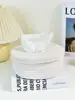 Simple Cotton Rope Woven Tissue Box Household Living Room Dining Table Tissue Storage Box Bedroom Dressing Table Tissue Box 2