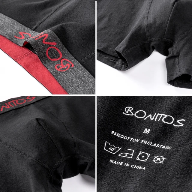 Luxury Men's Cotton Boxer Shorts Gift Set 5pcs Sexy Trunks Kit - Image 5