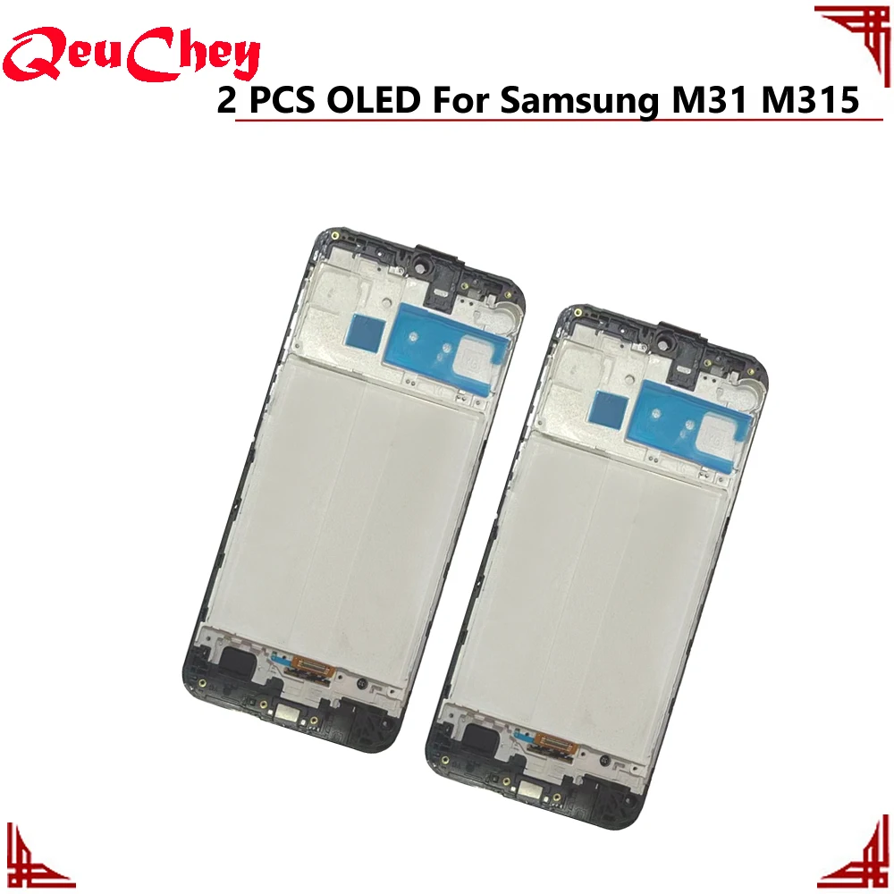 2 PCS OLED For Samsung Galaxy M31 M315 M315F SM M315F LCD Display Touch ...