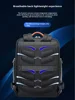 BOPAI Business backpack Color contrast backpack  Leather backpack Multi-functional backpack Travel backpack  15.6 inch comput 5