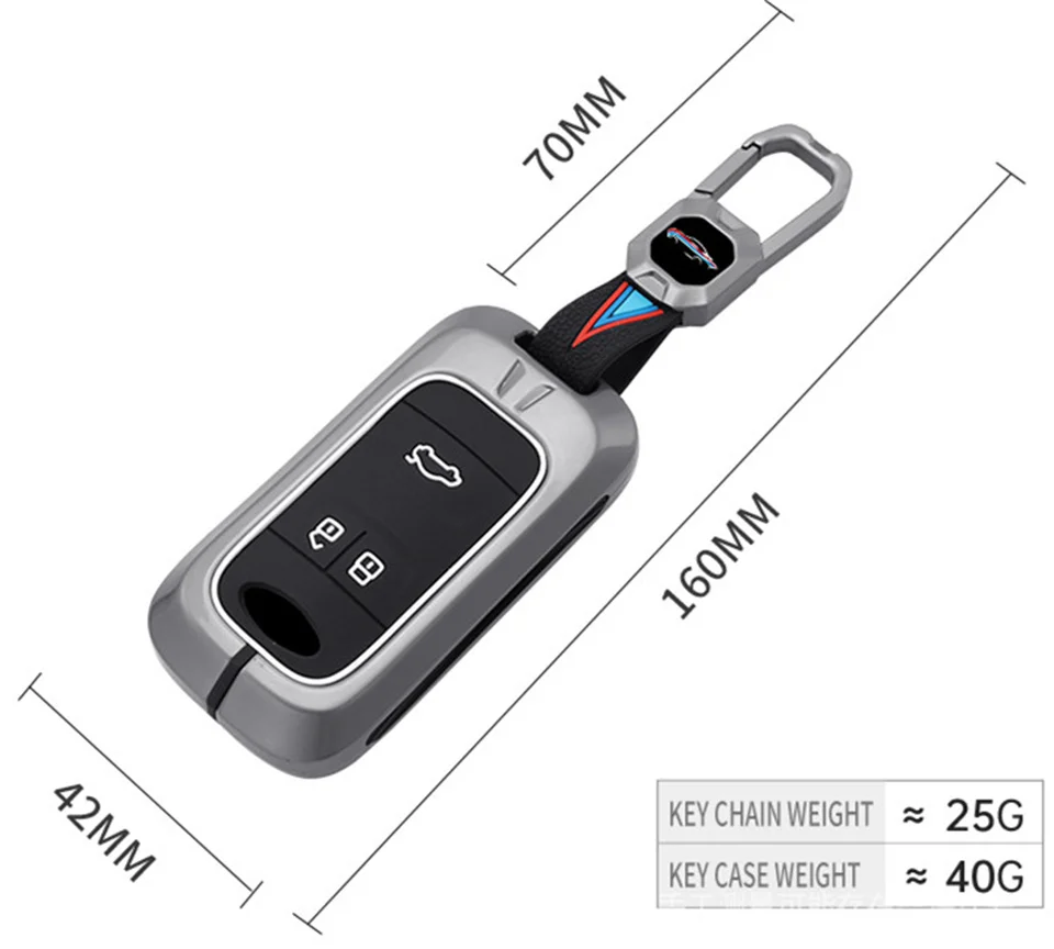 Cover per chiave/telecomando per Chery Tiggo 8 7 5X 2019 2020 Smart Keyless Remote Fob proteggi custodia portachiavi accessori per supporto auto-Styling - S7256ba425513413daae19f3ffa349df0i