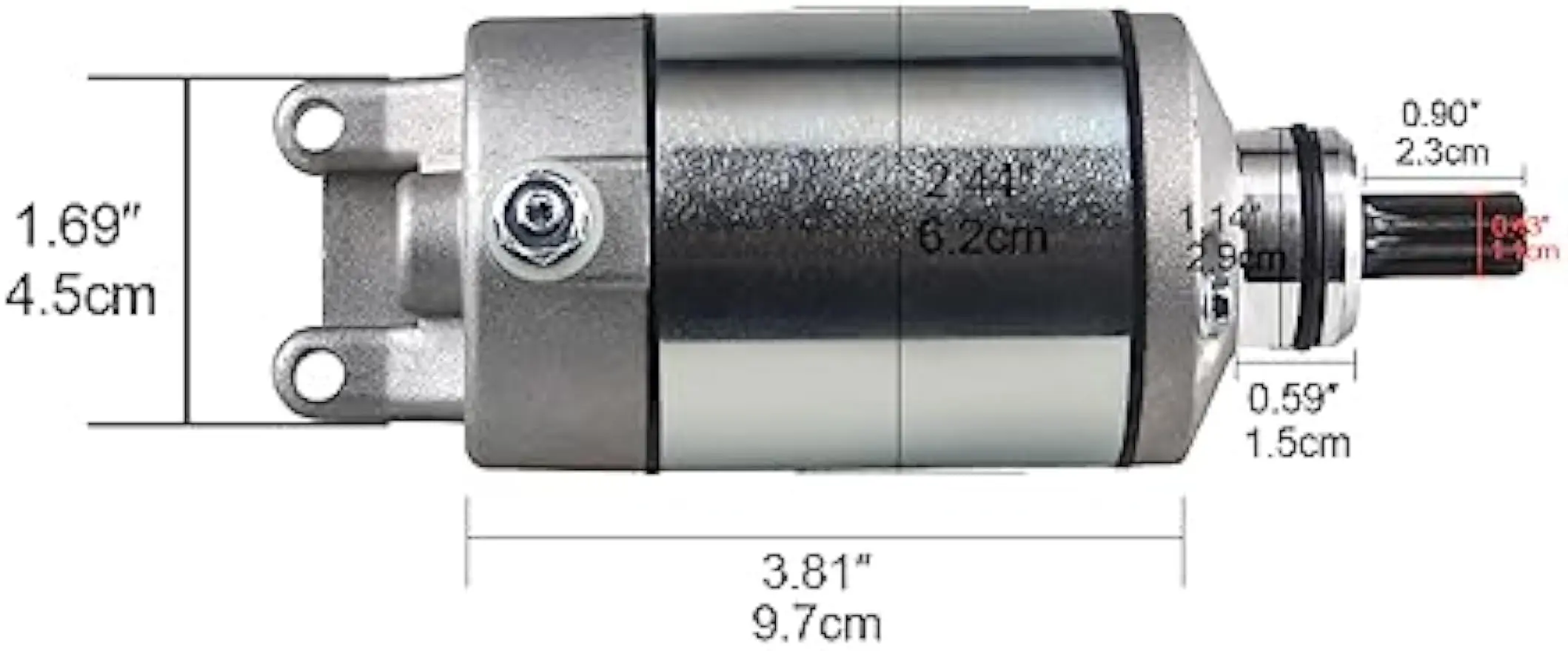 31100-29F00 Starter Compatible with Suzuki LTZ Kawasaki Kfx 400 2003 2004 2005 2006 2007-2015 Replaces 21163-S004
