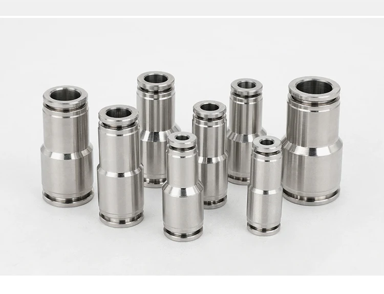 304 Edelstahl Pneumatik-Fitting 4mm-16mm Push-to-Connect Hochdruck-Temperatur-Fitting Rohrverbinder – Detail 7