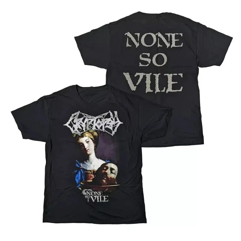 Cryptopsy – None So Vile Baumwoll-T-Shirt für Erwachsene, alle Größen, TWOSIDE-T-Shirts für Männer, Harajuku-Streetwear